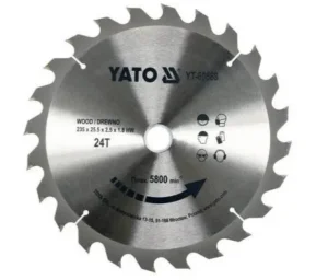 Диск пиляльний победітовий по дереву Yato 235x30мм 40 зубців (YT-60688)