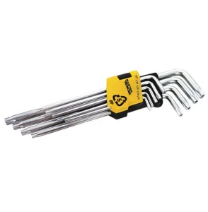 Набір ключів MasterTool TORX довгі, 9 шт (75-0961)