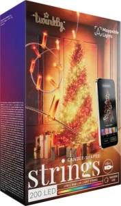 Гірлянда Smart LED Twinkly Strings Candle TWKC200RGB-T
