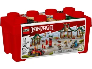 Фото конструктор lego ninjago ниндзя коробка с кубиками для творчества 530 деталей (71787)