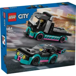 Конструктор Lego City Автомобіль для перегонів й автовоз 328 деталей (60406)