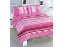 Фото комплект постельного белья altinbasak 1,5 сп. 160x220 (нав. 70x70) elisa розовый