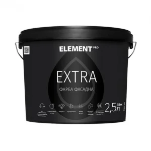 Фасадная краска ELEMENT PRO EXTRA 2,5 л белая