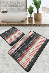 Набір килимків для ванної кімнати Chilai Home Flang 60x100+50x60см (CH_110024179)