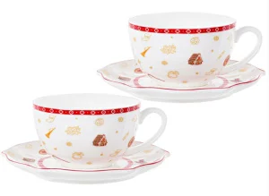 Чайний набір Lefard Christmas Deligh 250мл 4 предмети (985-146)