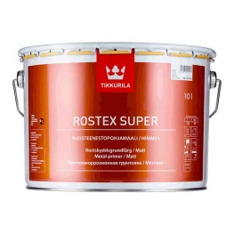 Грунтовка Tikkurila Rostex Super матовая светло-серая 3л