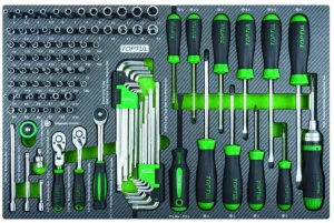 Набір інструментів Toptul 114 предметів (GEDB431)