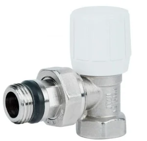 Кран радіаторний Icma №951 1/2" з антипротічкою кутовий (82951AD06)