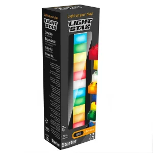 Фото конструктор light stax starter с led подсветкой 12 элементов (ls-m03001)