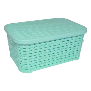 Кошик Irak Plastik бірюзовий 28,5x19,5x12,5см 5л (5565)