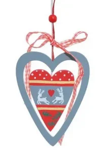 Ялинкова іграшка Jumi Серце 11см (5900410302501HEART)