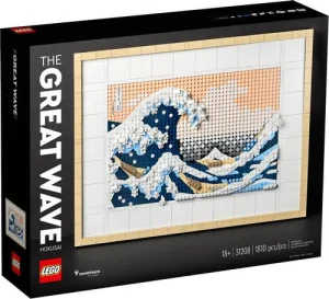 Фото конструктор lego art хокусай большая волна 1810 деталей (31208)