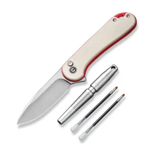 Фото нож складной civivi stellarquill pen & button lock elementum ii knife combo gift pack c23049