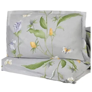 Фото наволочка mvm my home песнь цветов серая с принтом 50x70см (bl-p-05 gray/print)