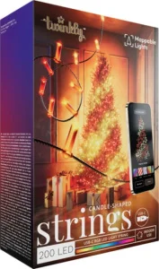 Гірлянда Smart LED Twinkly Strings Candle TWKC200RGB-G
