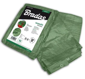 Тент водонепроницаемый Bradas GREEN 90 г/м2 6x10м (PL906/10)