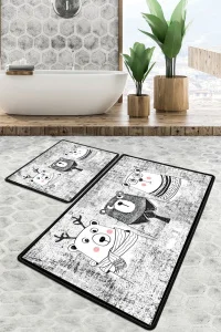 Фото набор ковриков для ванной chilai home three bears banyo halisi djt 60x100+50x60см (ch_110024127)