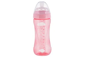 Пляшка для годування антиколікова Nuvita NV6052 Mimic Cool 4м+ 330мл (NV6052PINK)