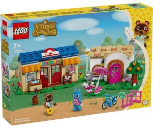 Фото конструктор lego animal crossing ятка nook's cranny и дом rosie 535 деталей (77050)