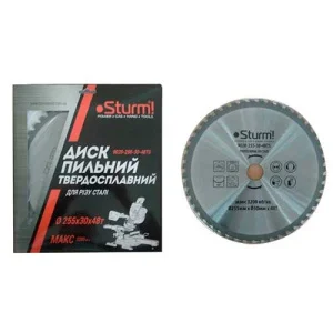 Пиляльний диск по сталі Sturm 255х30мм (9020-255-30-48TS)