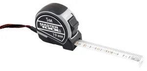 Рулетка MASTER TOOL 3мx16мм з 2 фіксаторами полотна, нейлонове покриття (60-3016)
