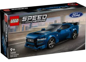 Фото конструктор lego speed ​​champions спортивный автомобиль ford mustang dark horse 344 детали (76920)