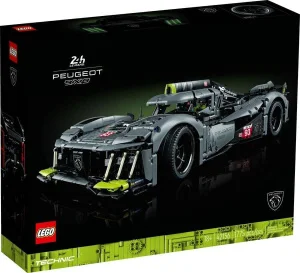 Фото конструктор lego technic peugeot 9x8 24h le mans hybrid hypercar 1775 деталей (42156)