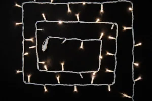 Фото гирлянда наружная delux string 100led ip44 en теплый белый 2x5м (90016607)