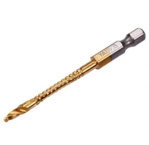 Свердло фрезерувальне по металу Yato HSS-TIN HEX 1/4“ 4x78мм (YT-44821)