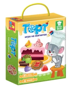 Фото игра магнитная vladi toys торт vt 3004-01 (271363)