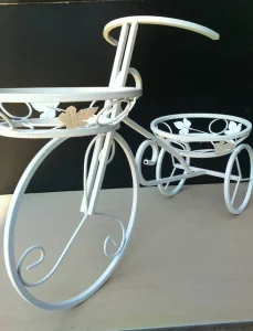 Підставка для квітів FlowerStand Велосипед 2 білий
