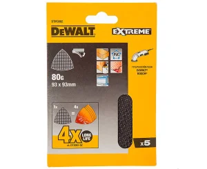 Папір шліфувальний DeWALT EXTREME 93мм P120 5шт (DTM3093)