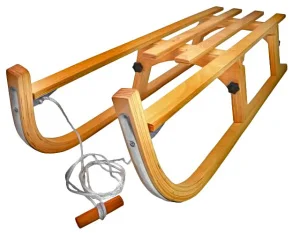 Санки Alpen wooden foldable sled 110 см