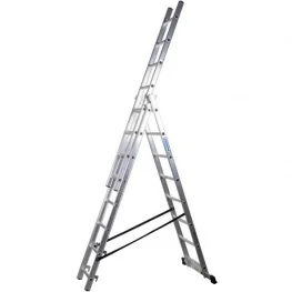 Лестница трехсекционная расскладная VIRASTAR DW 3 PROFI LIGHT алюминиевая 3x8 (DW3x8)