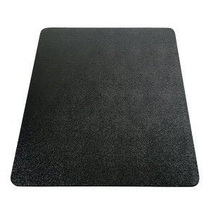 Захисний килимок з полікарбонату Clear Style Black 92х122 см чорний прямокутний