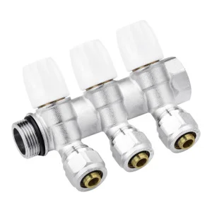 Колектор з перекриттям Karro Super на 3 виходи 3/4“x16 ВЗ (KR17021/2)