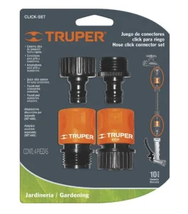 Набір перехідників садових TRUPER 3/4 (CLICK-SET)