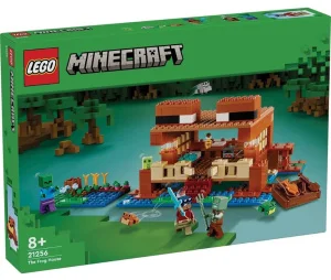 Фото конструктор lego minecraft дом в форме лягушки 400 деталей (21256)