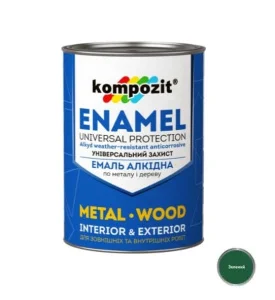 Емаль алкідна Kompozit зелена 2,8кг
