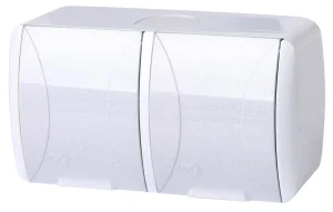 Розетка E.next E.AQUA IP54 біла (s035057)