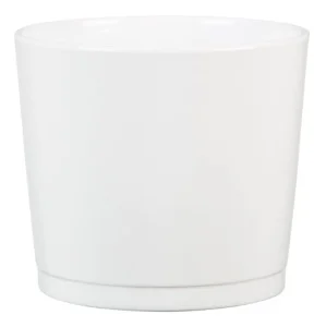 Кашпо для квітів Scheurich Alaska 883 Білий 14,5x13см, 1,74л