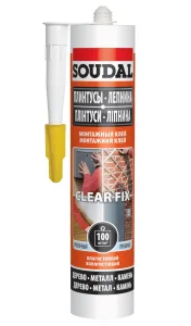 Клей монтажний Soudal Clear Fix 280мл (000030000050003104)