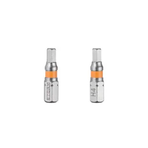 Набір біт Intertool STORM Hex H4.0 1/4"x25мм S2 2шт (VT-0227)