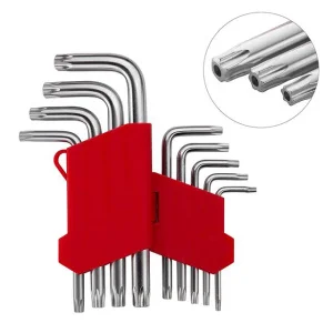 Набір ключів Г-подібних Intertool TORX Т10-Т50 9шт(HT-0604)