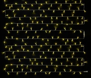 Фото гирлянда наружная delux string 200led ip44 en теплый белый 20м (90017990)