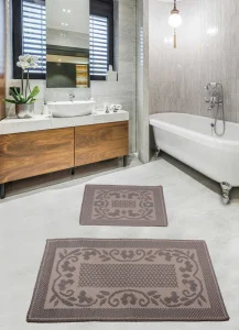 Фото набор ковриков для ванной diva cocosh 60x100+50x60см (dv_11007201)