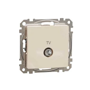 Розетка TV Schneider Sedna Design SDD112471 бежевий