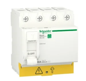 Пристрій захисного відключення Schneider R9R54440 4-п RESI9 40A АС 300mA (R9R54440)