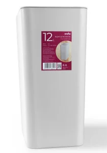 Фото мусорное ведро mvm bin-14 серое 12л (bin-14 12l gray)