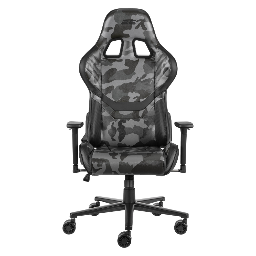 Крісло 2E GAMING HIBAGON Black/Camo (2E-GC-HIB-BK)